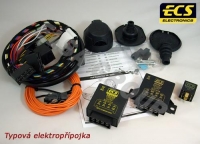Elektropřípojka Fiat PUNTO EVO 3dv. 09-11 (199)  7pin, ECS