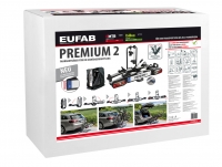 Nosič kol Eufab Premium II - 2 kola, na tažné zařízení