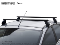 Střešní nosič Audi A1 Sportback 09/11-10/18 HB 5-dv., Typ 8XA / 8XF, Menabo Tema