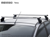 Střešní nosič Audi A1 Sportback 09/11-10/18 HB 5-dv., Typ 8XA / 8XF, Menabo Tema