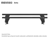 Střešní nosič Daewoo Matiz 09/98- HB, Typ M100/M150/M200/M250, Menabo Delta