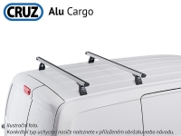 Střešní nosič Primastar / Vivaro/Trafic 01- / Talento/NV300 16- H2, CRUZ ALU-Cargo (2 tyče)