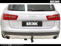 Tažné zařízení Audi A6 Avant (kombi) 2011-2018 (2WD/4WD), sklopné, BRINK