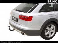 Tažné zařízení Audi A6 sedan 2011- (2WD/4WD), automat sklopný, BRINK